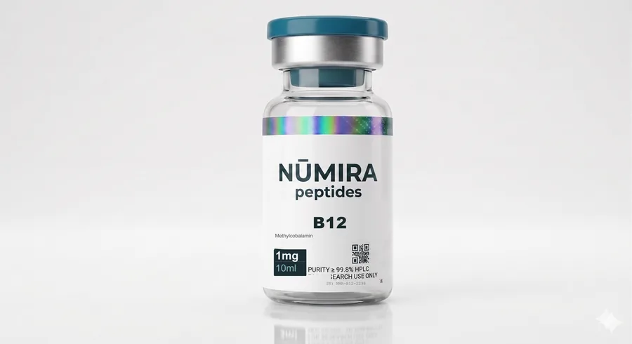 B12 Methylcobalamin 1mg neurological research vial — buy in Canada | Nūmira Peptides